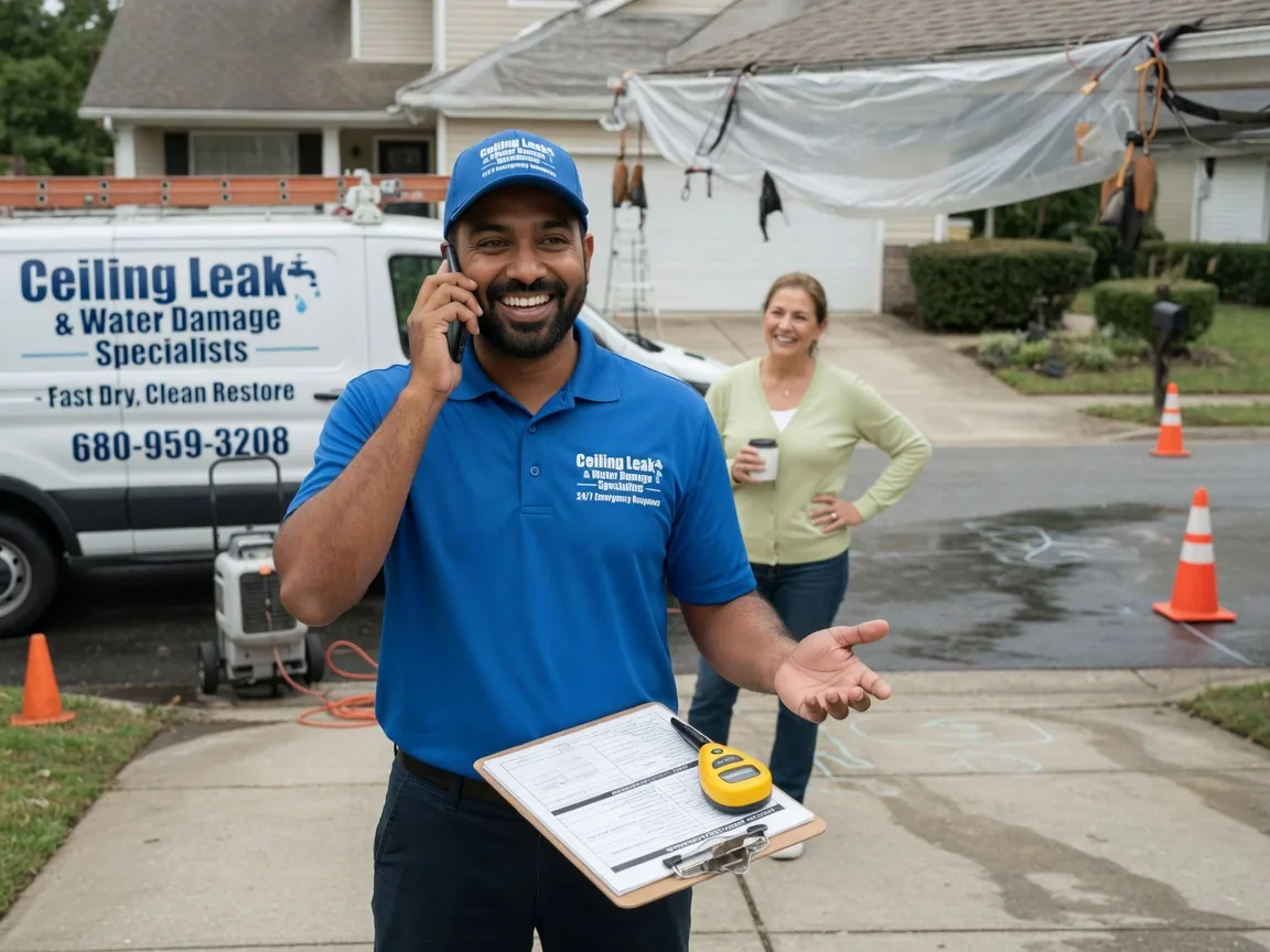 Ceiling Leak Cleanup Hubbard, IA FAQs